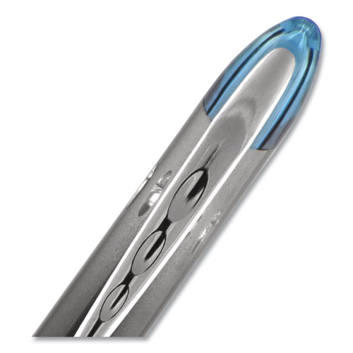 Image of Uniball® Vision Elite Roller Ball Pen, Stick, Extra-Fine 0.5 Mm, Blue-Black Ink, Black/Blue Barrel