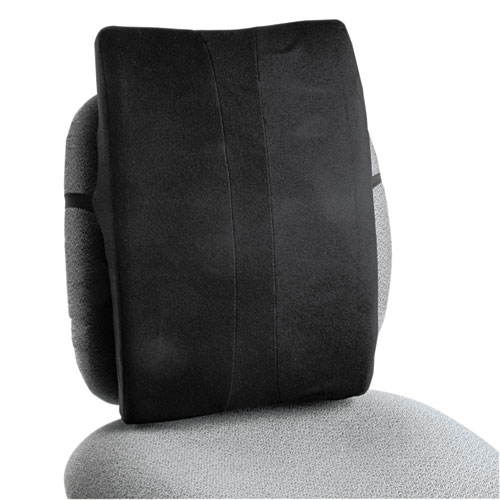 Image of Safco® Remedease Full Height Backrest, 14 X 3 X 19.5, Black