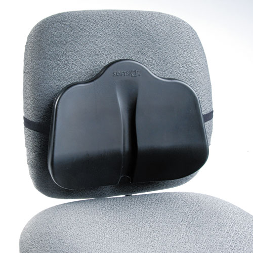 LOW PROFILE BACKREST, 14W X 2.5D X 11H, BLACK