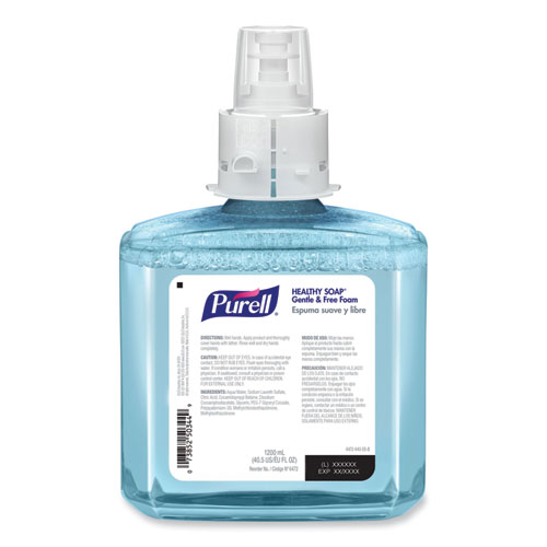 Image of Purell® Healthy Soap Gentle And Free Foam, For Es6 Dispensers, Fragrance-Free, 1,200 Ml, 2/Carton