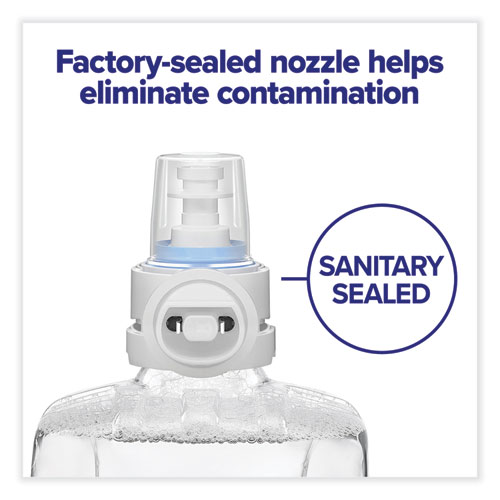 Advanced Hand Sanitizer Green Certified Foam Refill, For CS6 Dispensers, 1,200 mL, Fragrance-Free, 2/Carton