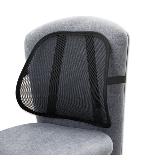 MESH BACKREST, 17.5W X 3D X 15H, BLACK