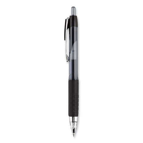 Image of Uniball® 207 Signo Gel Ultra Micro Gel Pen, Retractable, Extra-Fine 0.38 Mm, Black Ink, Smoke Barrel