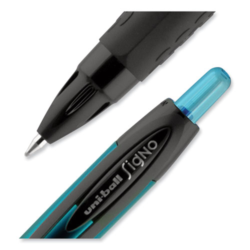 Image of Uniball® 207 Blx Series Gel Pen, Retractable, Medium 0.7 Mm, Black Ink, Translucent Black Barrel