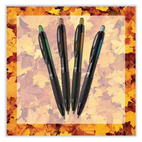Image of Uniball® 207 Blx Series Gel Pen, Retractable, Medium 0.7 Mm, Black Ink, Translucent Black Barrel