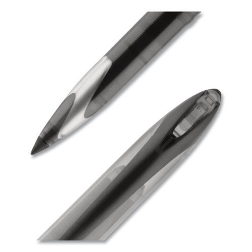 Image of Uniball® Air Porous Rollerball Pen, Medium 0.7 Mm, Black Ink/Barrel, Dozen