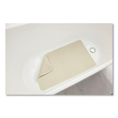 Image of Rubbermaid® Commercial Safti-Grip Latex-Free Vinyl Bath Mat, 16 X 28, White