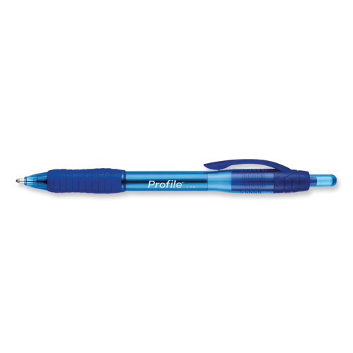 Image of Paper Mate® Profile Ballpoint Pen, Retractable, Bold 1.4 Mm, Blue Ink, Blue Barrel, 36/Pack