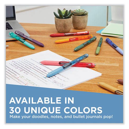 Paper Mate InkJoy Gel Pen, Retractable, Medium 0.7 mm, Assorted Ink and Barrel Colors, 30/Pack