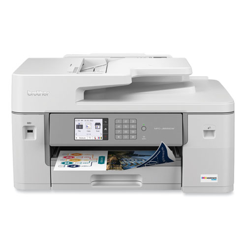 Image of Brother Mfc-J6555Dw Inkvestment Tank All-In-One Color Inkjet Printer, Copy/Fax/Print/Scan