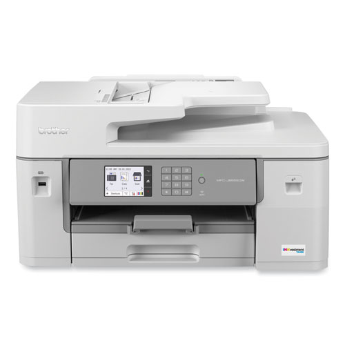 Brother Mfc-J6555Dw Inkvestment Tank All-In-One Color Inkjet Printer, Copy/Fax/Print/Scan