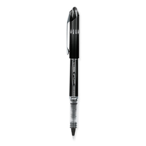 Uniball® Vision Elite Roller Ball Pen, Stick, Extra-Fine 0.5 Mm, Black Ink, Black Barrel