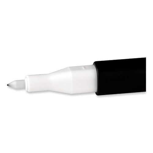 Image of Uniball® Emott Ever Fine Porous Point Pen, Stick, Fine 0.4 Mm, Assorted Ink Colors, White Barrel, 40/Pack