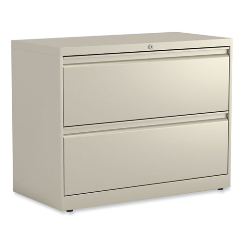 Alera® Lateral File, 2 Legal/Letter-Size File Drawers, Putty, 36" X 18.63" X 28"
