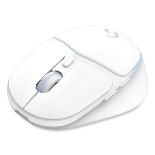 G705 Wireless Gaming Mouse, 2.4 GHz Frequency/33 ft Wireless Range, Right Hand Use, White LOG910006365