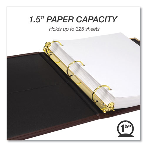 Image of Samsill® Classic Collection Ring Binder, 3 Rings, 1.5" Capacity, 11 X 8.5, Burgundy