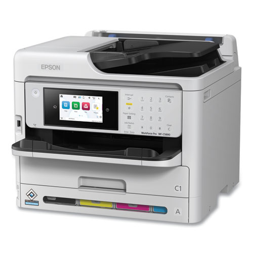 Image of WorkForce Pro WF-C5890 Multifunction Printer, Copy/Fax/Print/Scan