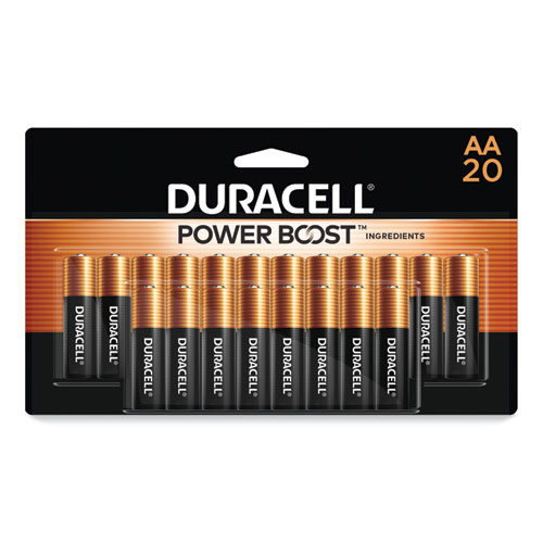 Power Boost CopperTop Alkaline AA Batteries, 20/Pack