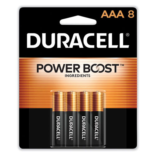Duracell® Power Boost Coppertop Alkaline Aaa Batteries, 8/Pack