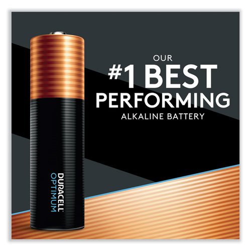 Image of Duracell® Optimum Alkaline Aa Batteries, 4/Pack
