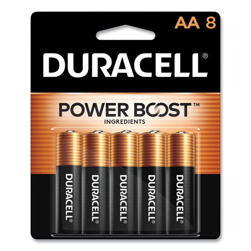 Duracell® Power Boost CopperTop Alkaline AA Batteries, 8/Pack