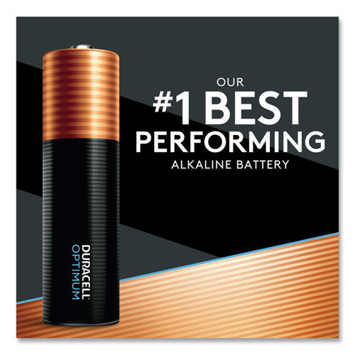 Image of Duracell® Optimum Alkaline Aa Batteries, 8/Pack