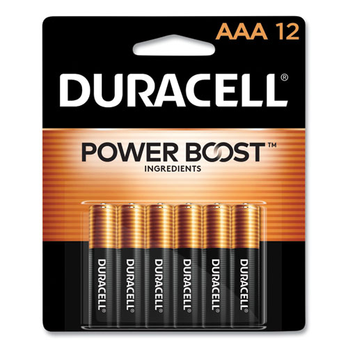 Power Boost CopperTop Alkaline AAA Batteries DURMN24B12BCD