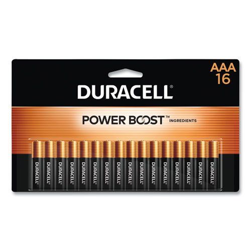 Duracell® Power Boost CopperTop Alkaline AAA Batteries, 16/Pack