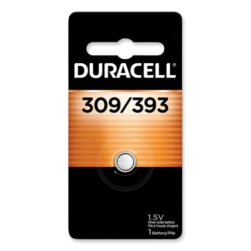 Image of Duracell® Button Cell Battery, 309/393, 1.5 V