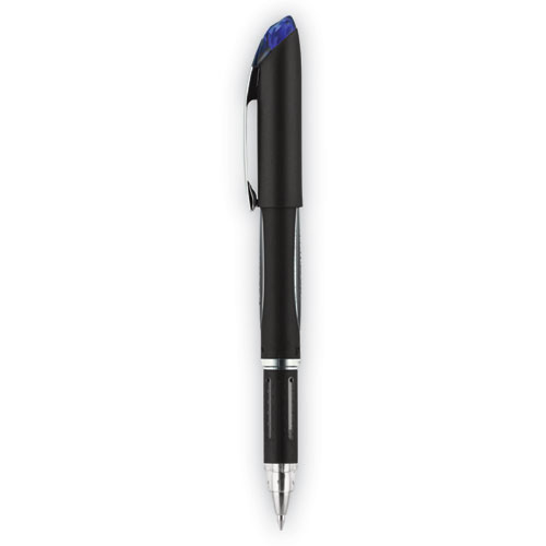 Jetstream Stick Hybrid Gel Pen, Bold 1 mm, Black Ink, Black/Silver Barrel