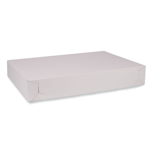 Sct® Bakery Boxes, Standard, 26 X 18.5 X 4, White, Paper, 50/Carton