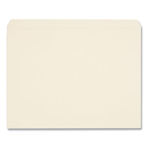 Image of Universal® Top Tab File Folders, Straight Tabs, Letter Size, 0.75" Expansion, Manila, 100/Box