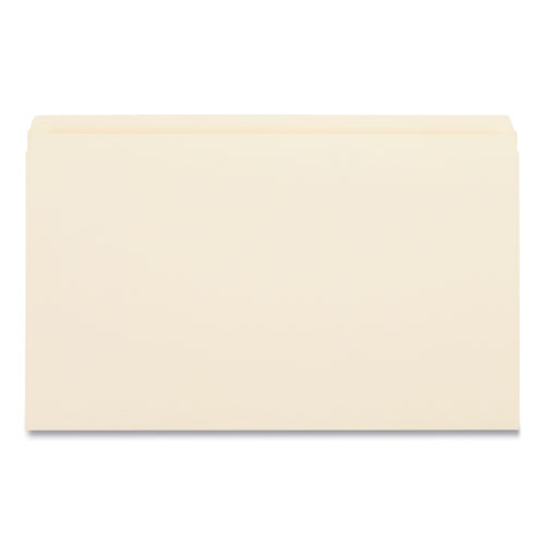 Image of Universal® Double-Ply Top Tab Manila File Folders, Straight Tabs, Legal Size, 0.75" Expansion, Manila, 100/Box