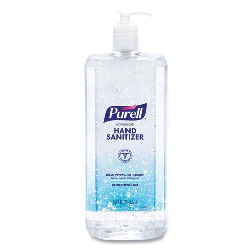 Advanced Hand Sanitizer Refreshing Gel, 1.5 L Pump Bottle, Clean Scent