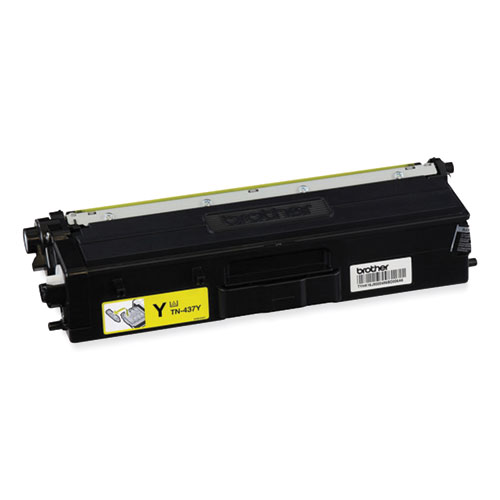 Image of Brother Tn437Y Ultra High-Yield Toner, 8,000 Page-Yield, Yellow