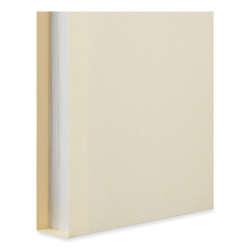 Image of Universal® Reinforced Top Tab File Folders, 1/3-Cut Tabs: Assorted, Letter Size, 0.75" Expansion, Manila, 250/Carton