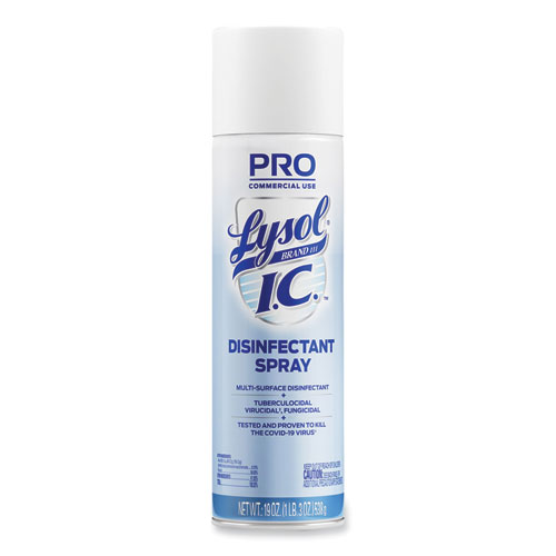 LYSOL® Brand I.C.™ Disinfectant Spray, 19 oz Aerosol Spray, 12/Carton