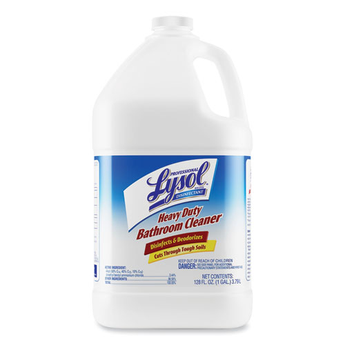Image of Professional Lysol® Brand Disinfectant Heavy-Duty Bathroom Cleaner Concentrate, Lime, 1 Gal Bottle