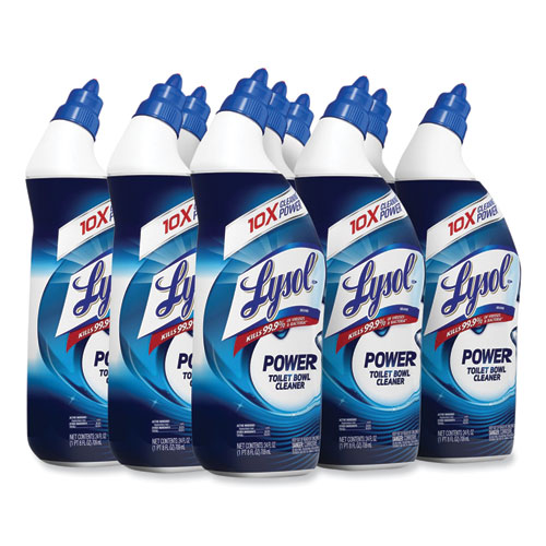 LYSOL® Brand Disinfectant Toilet Bowl Cleaner, Atlantic Fresh, 24 oz Bottle, 9/Carton