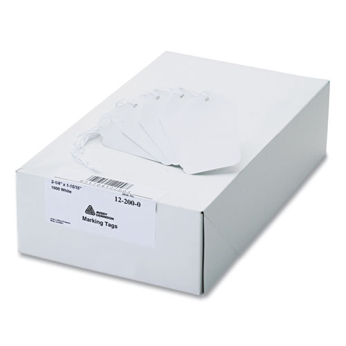Medium-Weight White Marking Tags, 3.25 x 1.94, 1,000/Box
