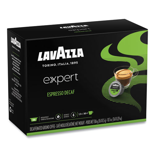 Image of Lavazza Expert Capsules, Espresso Decaf, 0.31 Oz, 36/Box