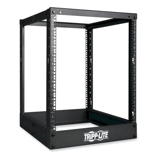 SmartRack 4-Post Open Frame Rack, 13U, 1,000 lbs Capacity