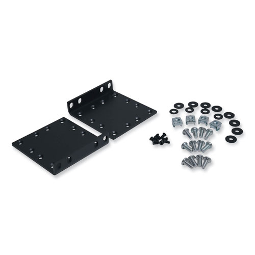 Heavy-Duty 2-Post Front Mounting Ear Kit, Supports 2U Cabinets, 65 lbs Capacity
