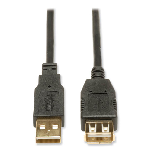 Tripp Lite Usb 2.0 A Extension Cable, 10 Ft, Black