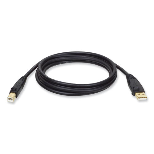Image of Tripp Lite Usb 2.0 A/B Cable (M/M), 15 Ft, Black