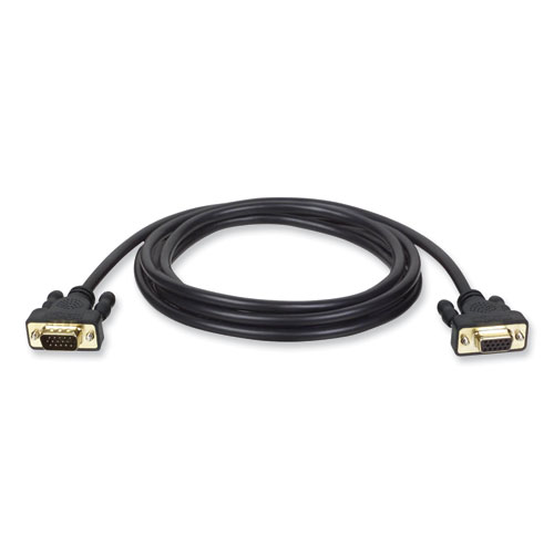 Tripp Lite VGA Monitor Extension Cable, 10 ft, Black