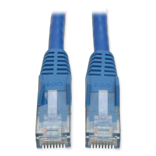 Image of Tripp Lite Cat6 Gigabit Snagless Molded Patch Cable, 5 Ft, Blue