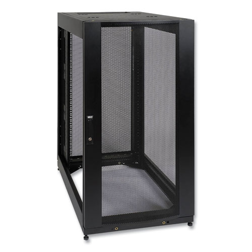 SmartRack Standard-Depth Server Rack Enclosure Cabinet, 25U, 3,000 lbs Capacity