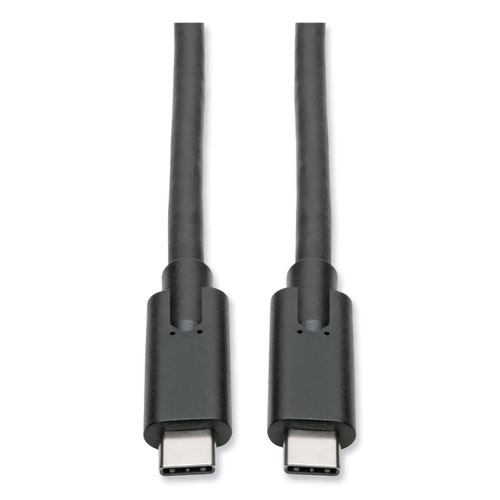 USB 3.1 Gen 1 (5 Gbps) Cable, USB Type-C (USB-C) to USB Type-C (M/M), 5 A, 6 ft, Black