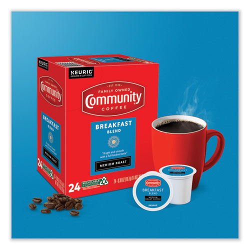 Image of Community Coffee® Breakfast Blend K-Cup, 24/Box